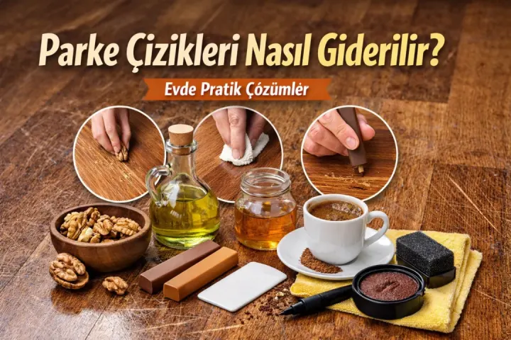 Parke Çizikleri Nasıl Giderilir? Evdeki Malzemelerle Pratik Çözümler