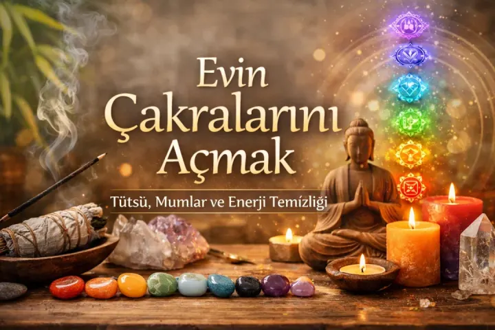 Evin Çakraları Nasıl Açılır? Tütsü, Mum ve Enerji Temizliği Rehberi